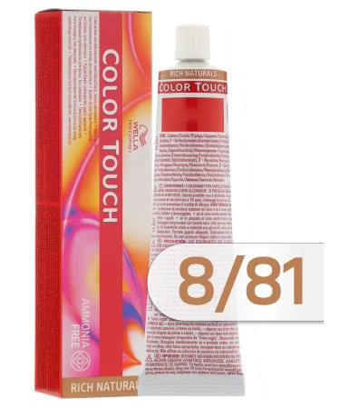WELLA PROFESSIONALS Tinting hair dye Color Touch 8 81