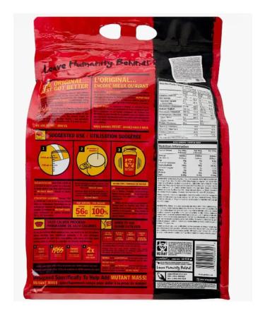 MUTANT MASS Gainer Mass 6800 g (vanilla ice cream) - Buy Online on GoSupps.com