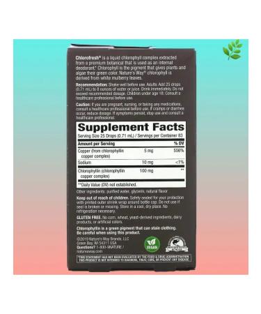 Nature's Way Chlorofresh concentrated chlorophyll - Buy Online on GoSupps.com