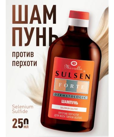 Mirrolla Sulsen Hair shampoo therapeutic against male dandruff female