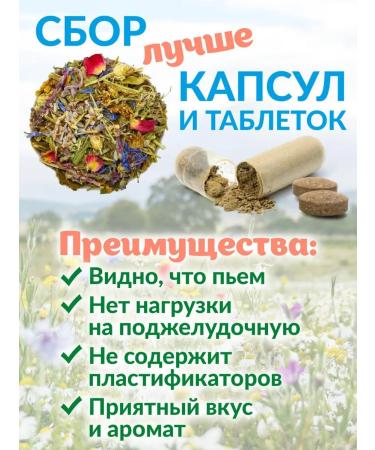 Nenashev Dmitry Viktorovich IP Monastic tea from diabetes collection of herbs herbal phytochi 300g - Buy Online on GoSupps.com