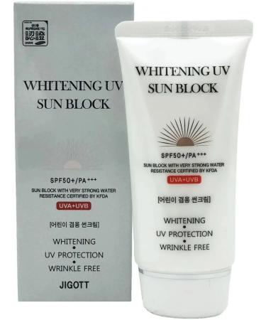 Jigott Moisturizing lightening face cream SPF50+PA +++ - Buy Online on GoSupps.com