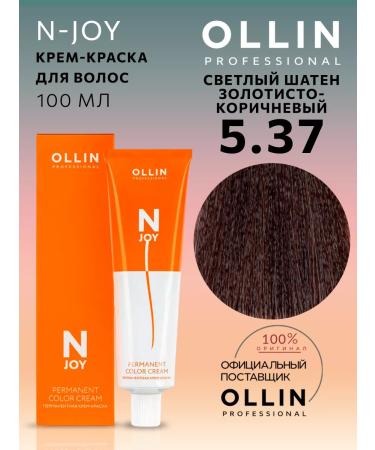 Ollin Professional Hair dye n-joy 5.37
