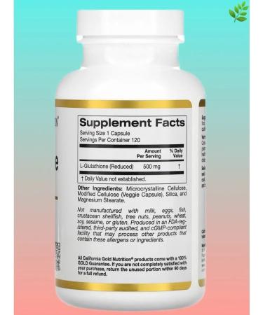 California Gold Nutrition L-lutation (restored) 500 mg - Buy Online on GoSupps.com