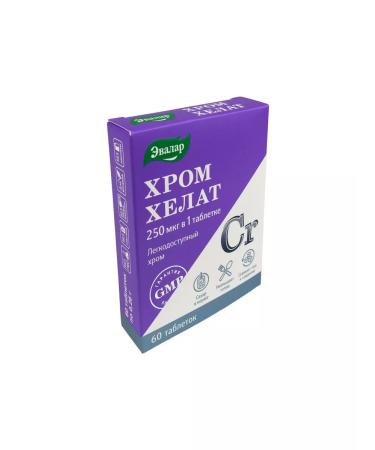 Evalar Chrome helat 60 tablets - Buy Online on GoSupps.com