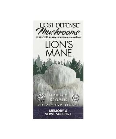 Fungi Perfecti Ezhovik creped for the nervous system 120 pcs