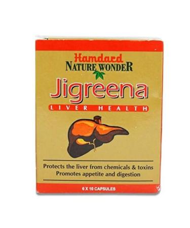 Lakshmi Ayurveda Jigreena 60 kapaps for the liver of jigrin liver prevention