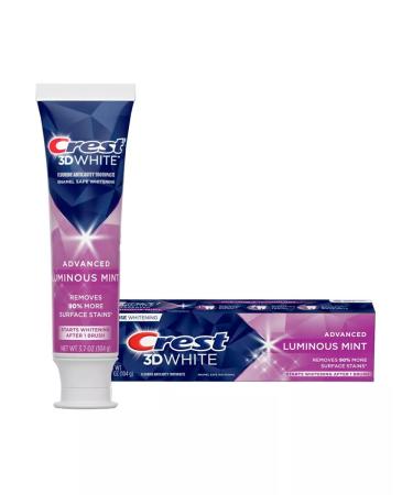 CREST 3D White Advanced Luminous Mint - Toothpaste 104 G (2 pcs.) - Buy Online on GoSupps.com