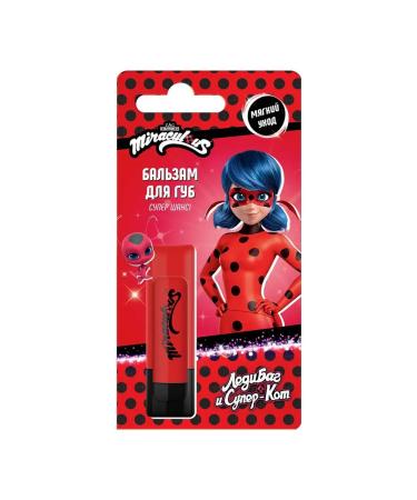 Miraculous Lip balm moisturizing children's lady bug 3.5g - Buy Online on GoSupps.com