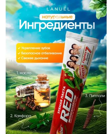 Toothpaste Indian Dabur Red Red 100 g 2 pcs - Buy Online on GoSupps.com