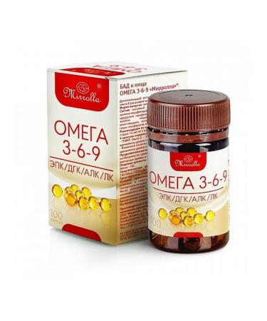 mirrolla Omega 3-6-9 370g 100 capsules