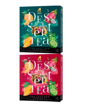 Detachment of tea Dessert Tea Collection 2 packages (80pcs+flowers) - Buy Online on GoSupps.com