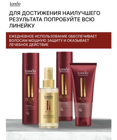 Londa Professional Velvet oil hair shampoo 1000 ml - Buy Online on GoSupps.com