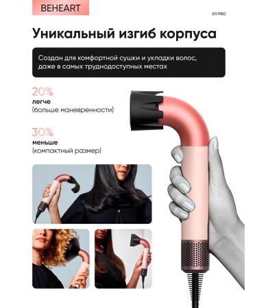 BeHeart Feng for hair professional with nozzles - Buy Online on GoSupps.com
