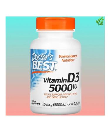 Doctor's Best Vitamin D3 D3 125 g (5000 IU)