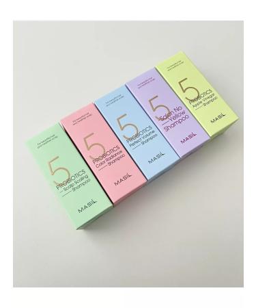 Tinting Korea shampoo for brightened hair Masil 50ml - Buy Online on GoSupps.com