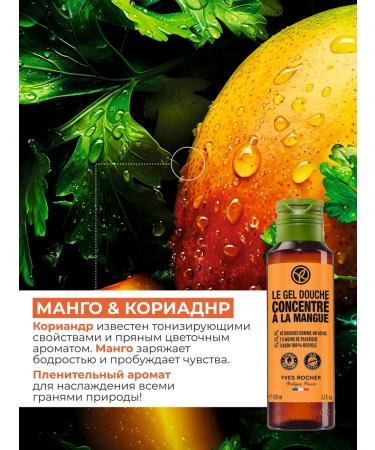 Yves Rocher Shower gel concentrated mango 100 ml - Buy Online on GoSupps.com