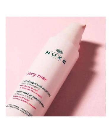 NUXE Very rose milk for making makeup 200 ml - Buy Online on GoSupps.com