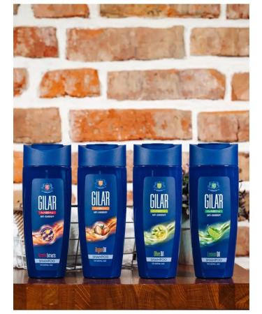 GILAR Hair shampoo 400 ml Argan Oil - Buy Online on GoSupps.com
