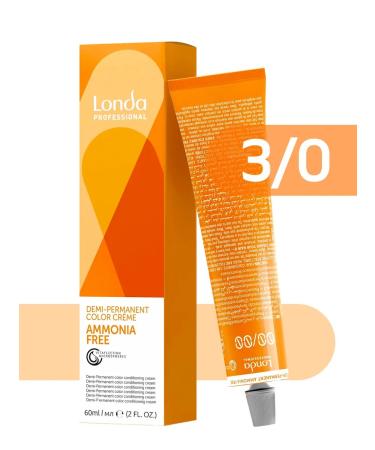 Londa Professional Tinting hair dye Ammonia free 3 0