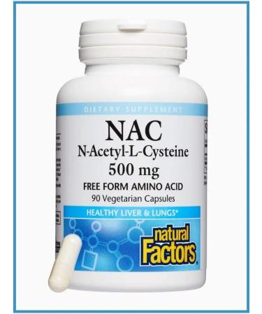 Natural Factors N-acetylcystein NAC American vitamins - Buy Online on GoSupps.com