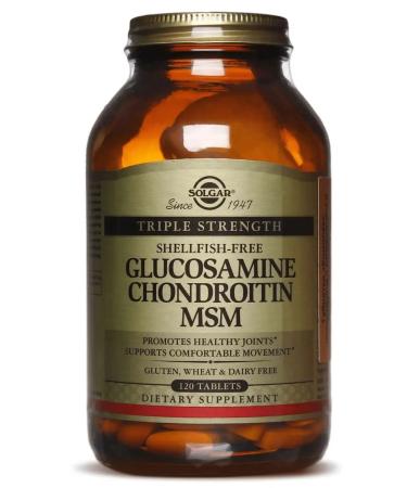Solgar Khondroitin Glucosamine MSM 120Tab - Buy Online on GoSupps.com