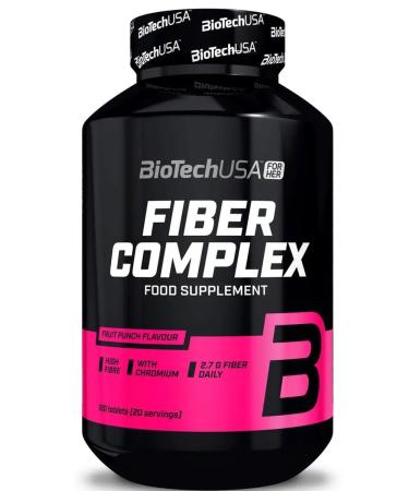 BioTechUSA Biotech fiber (inulin) + chrome Fiber Complex 120 tablets