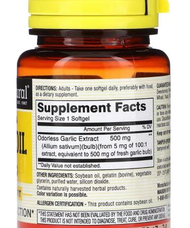 Natural Factors Mason Natural Lick Oil Smell - Buy Online on GoSupps.com