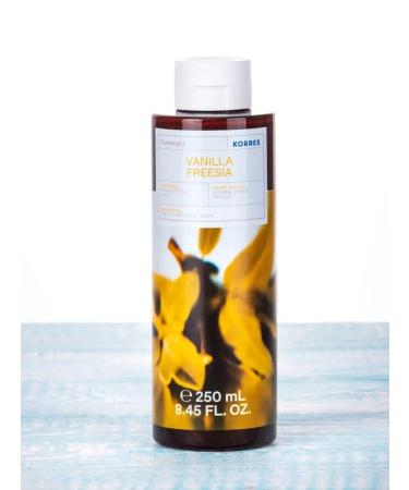 Korres Shower gel perfumed aroma vanilla freesia 250 ml - Buy Online on GoSupps.com