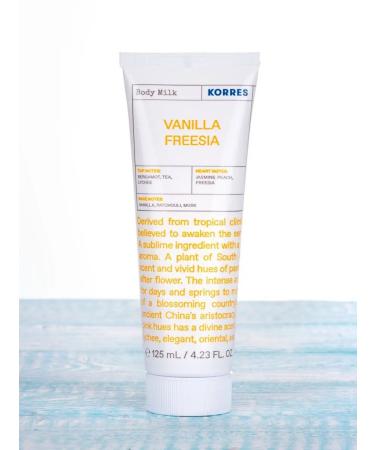Korres Body milk 'Vanilla Freesia' 125ml - Buy Online on GoSupps.com