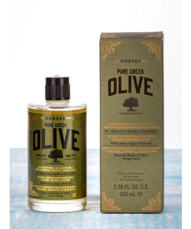 Korres Nutrient oil for body and hair 3 in 1 with olive extract - Buy Online on GoSupps.com