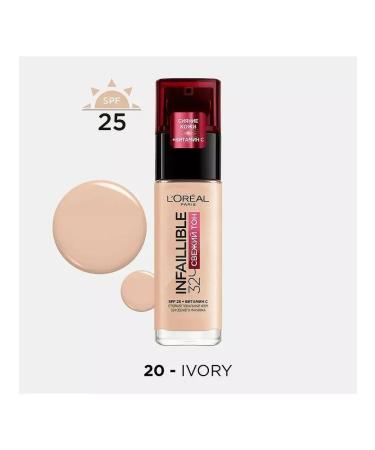 L'Or al Paris Persistent Tonal Cream Infailible freshon # 20