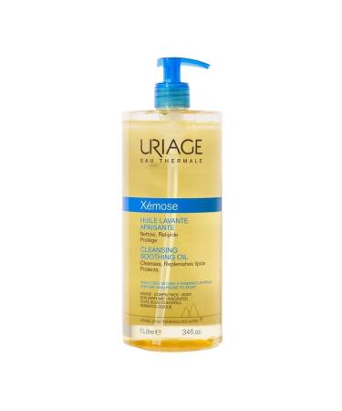 URIAGE Ksemosis cleansing calming oil for the body face 1000 ml - Buy Online on GoSupps.com