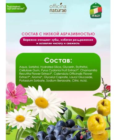 Officina Naturae Toothpaste Organic banana for children 0+ 75 ml - Buy Online on GoSupps.com