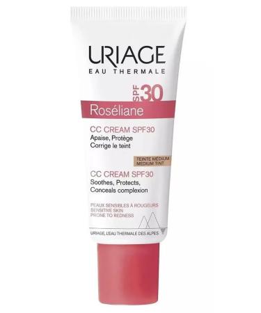 URIAGE Tonal CC-cream for face SPF 30+ Natural tone 40 ml - Buy Online on GoSupps.com