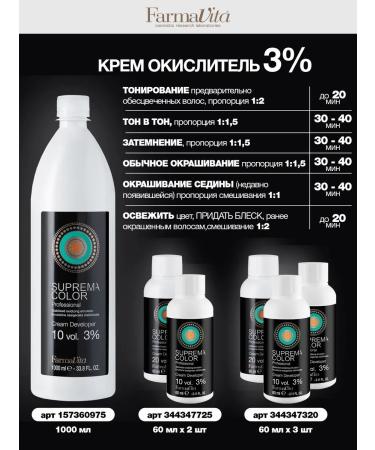 Farmavita Professional hair dye Suprema 0.55 Pink 60 ml - Buy Online on GoSupps.com