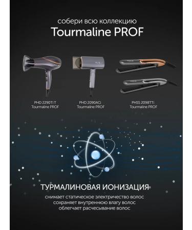 Polaris Hair hair dryer with PHD2090ACI TOURMALINEPROF nozzles - Buy Online on GoSupps.com