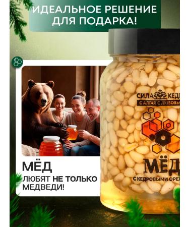The power of cedar Acacia honey with cedar nuts natural PP products - Buy Online on GoSupps.com