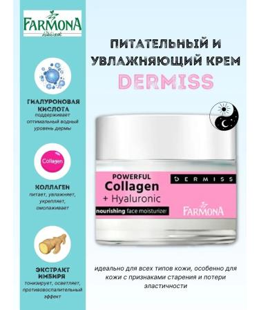 FARMONA Dermiss nutrient moisturizer with collagen