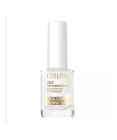 EVELINE Complex regeneration of the nails Golden Shine 8V1.12 ml - Buy Online on GoSupps.com