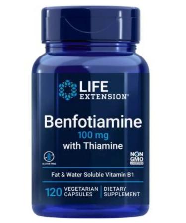 Life extension Mega Benfotiamine 100 mg 120 caps