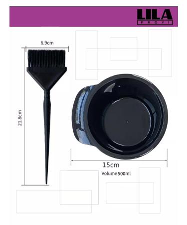 LILA PROFI Hair coloring set black - Buy Online on GoSupps.com