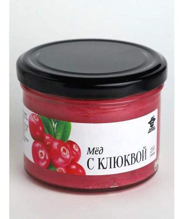 The Good Beekeeper Honey with a cranberry 250 g in a glass jar - Buy Online on GoSupps.com