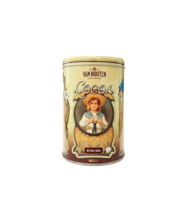 Van Houten Cocoa powder VH Cacao Tin Large van Huten 460g - Buy Online on GoSupps.com