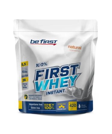Be First Protein serum FIRST WHEY Instant 420 g natural - Buy Online on GoSupps.com