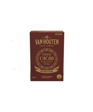 Van Houten Cocoa natural finest cacao 0.25 kg - Buy Online on GoSupps.com