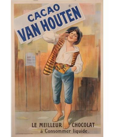 Van Houten Cocoa natural finest cacao 0.25 kg - Buy Online on GoSupps.com