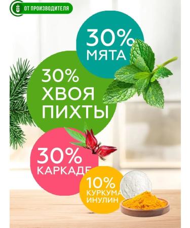 Siberian fiber Coniferous tea with mint 20 bags - Buy Online on GoSupps.com