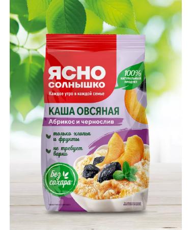 Clear Sunny Oatmeal porridge with apricot and prunes 300g - Buy Online on GoSupps.com