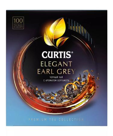 CURTIS Black tea in bags 100 pcs with bergamot - Buy Online on GoSupps.com